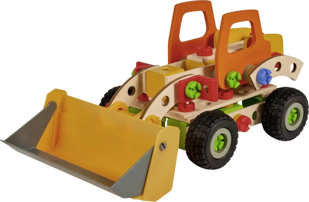 Heros Constructor Wiellader 6-in-1 Bouwset 140 Stuks