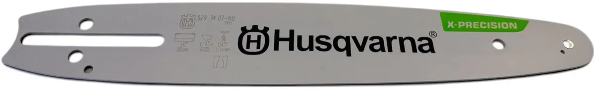 Husqvarna X-PRECISION Geleiderail 25cm 1/4" 1,1mm