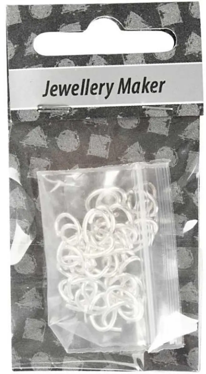 Creativ Company Creotime Ovalen Ring 40 Stuks - Zilver