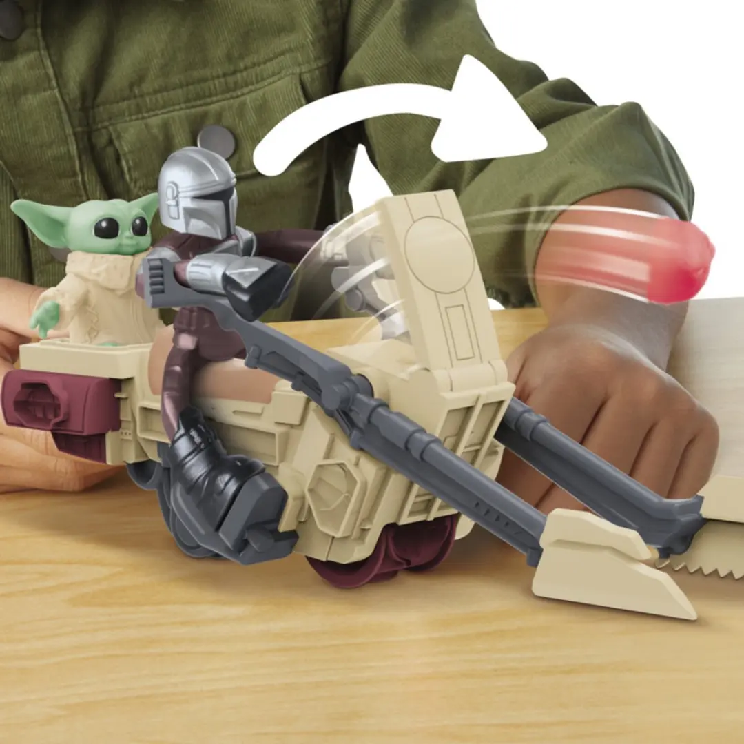 Play-Doh Star Wars The Mandalorian Boetseerklei - 4 Stuks