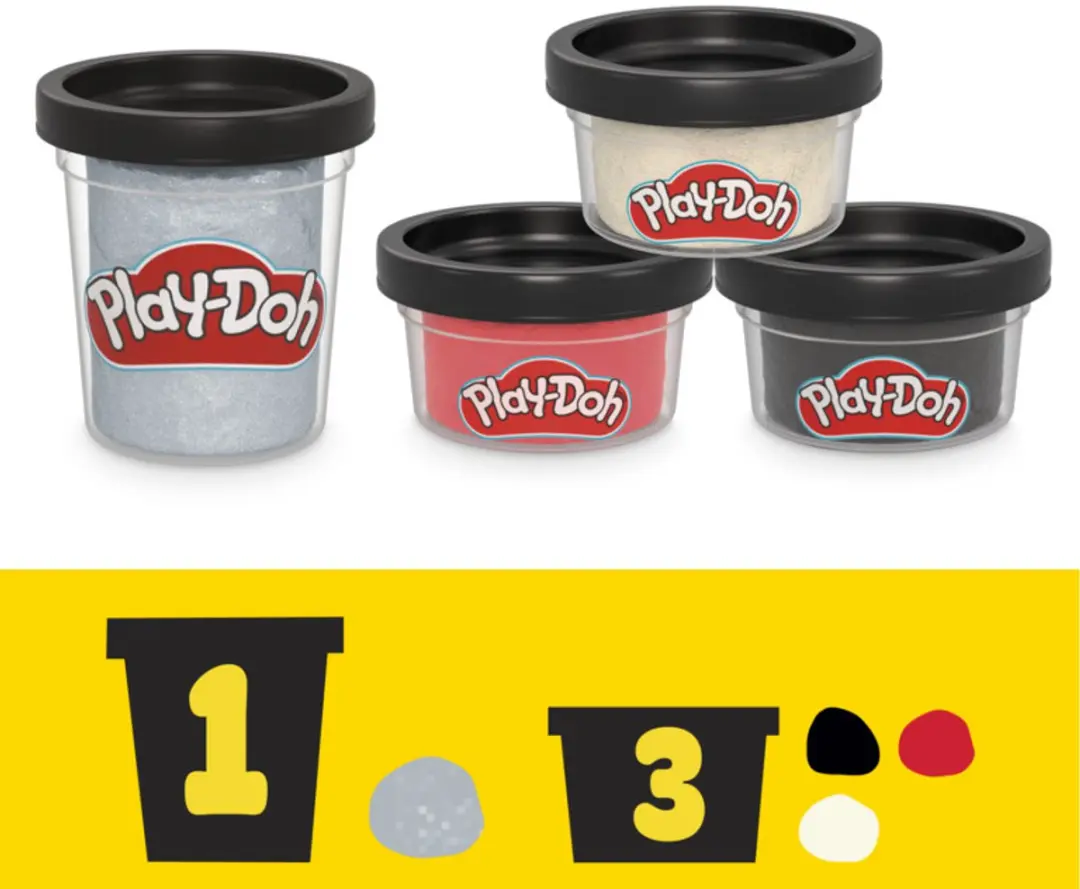 Play-Doh Star Wars The Mandalorian Boetseerklei - 4 Stuks