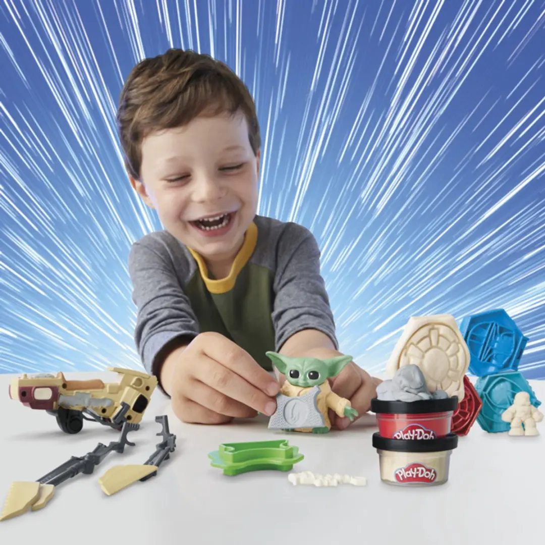 Play-Doh Star Wars The Mandalorian Boetseerklei - 4 Stuks - afbeelding 6 van 6