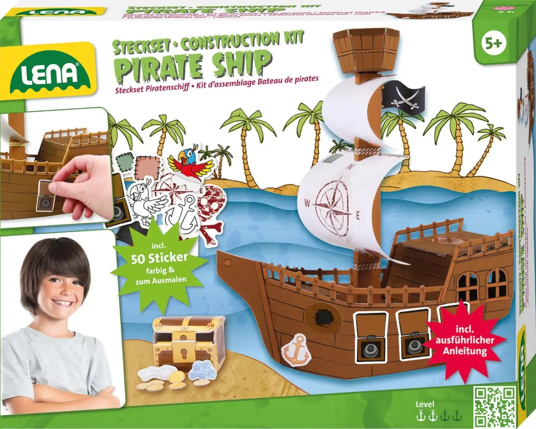 Lena Piratenschip Bouwset