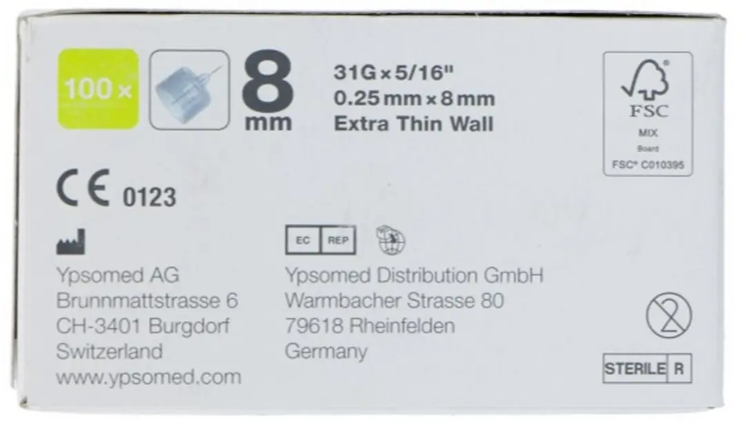 Mylife Clickfine Pennaald 8mm - 100 Stuks
