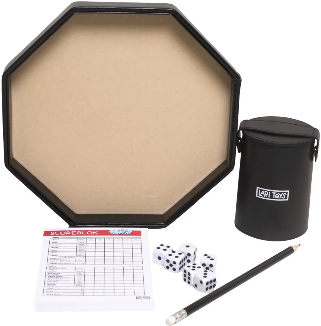 Lapi Toys Yahtzee Yatzee Gezelschapsspel LAP-F0420-PS-1 - Beige
