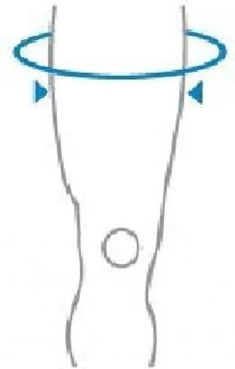 Thuasne Neopreen Bovenbeenbrace XL - Zwart