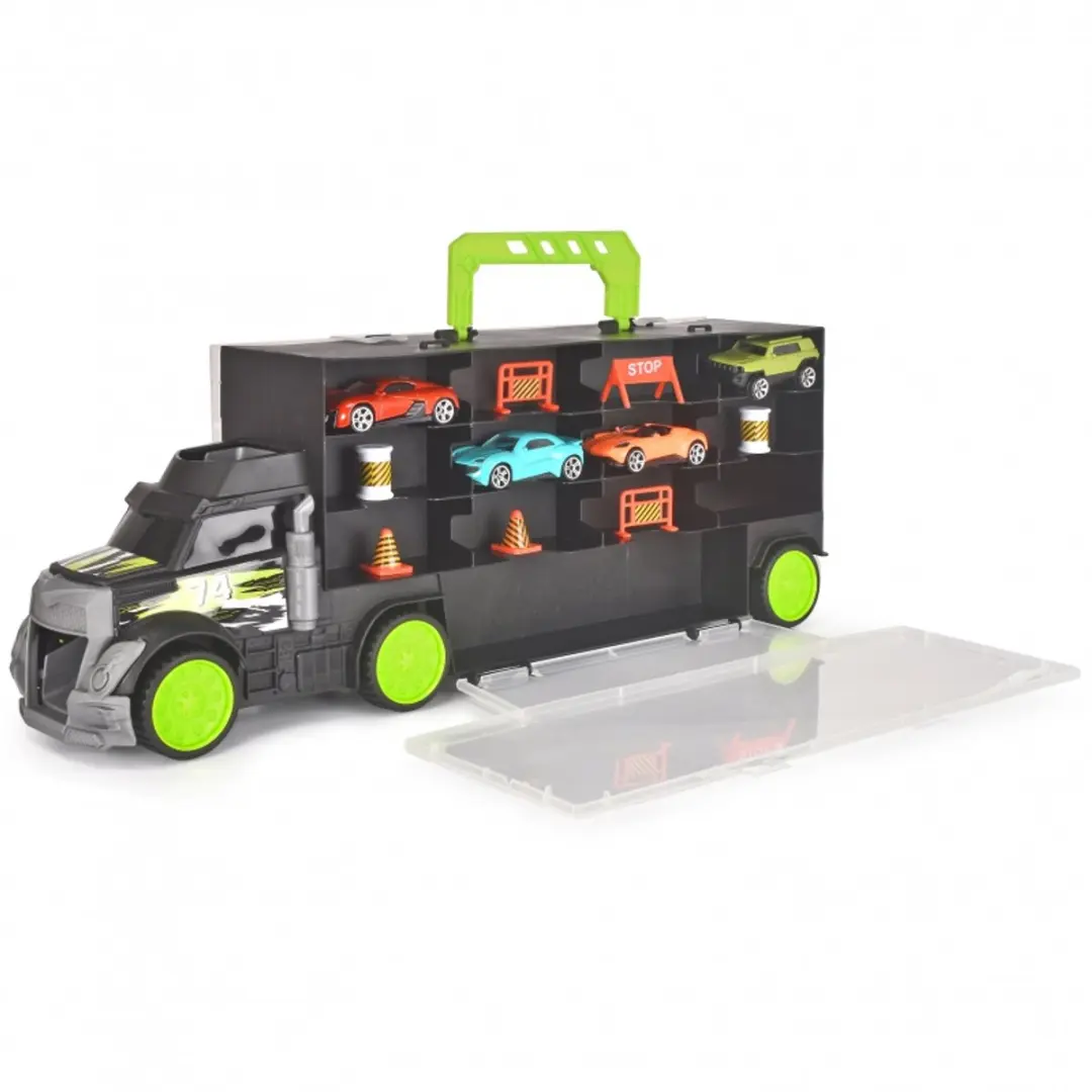 Dickie City Transporter Truck met 2-in-1 handvat