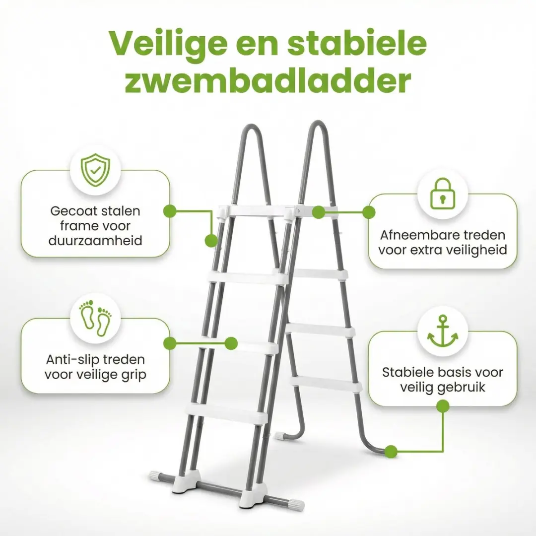 Intex Rond Prism Frame Zwembad 457cm - 16.805L - 8-delig - Grijs