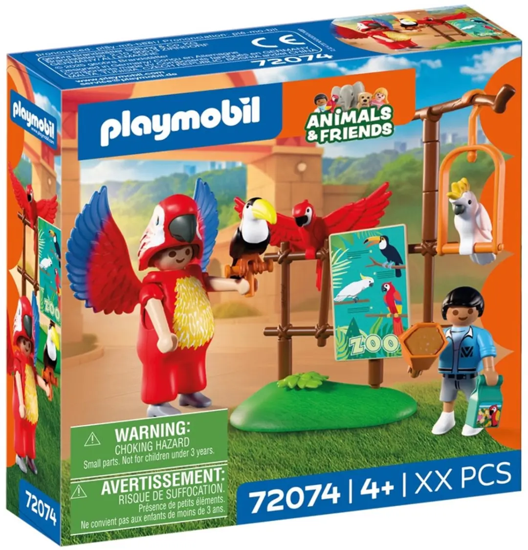 Playmobil 72074 Speelset Dierentuin - Papegaai en Kind - afbeelding 3 van 6