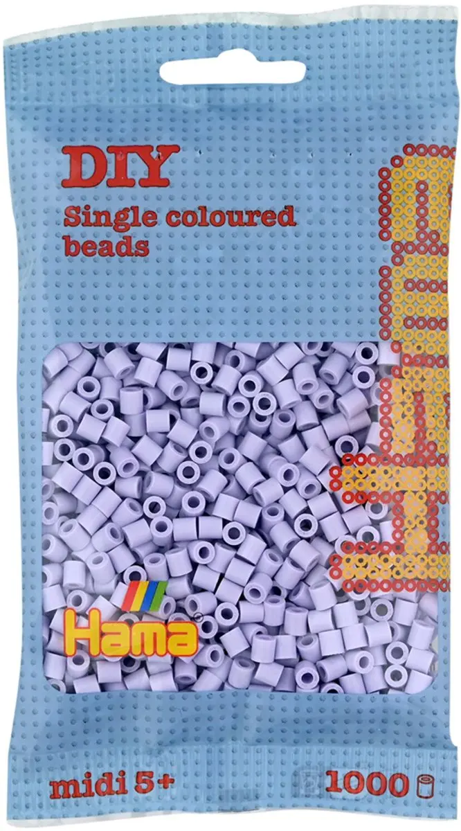 Hama Strijkkralen Midi Aubergine - 1000 Stuks