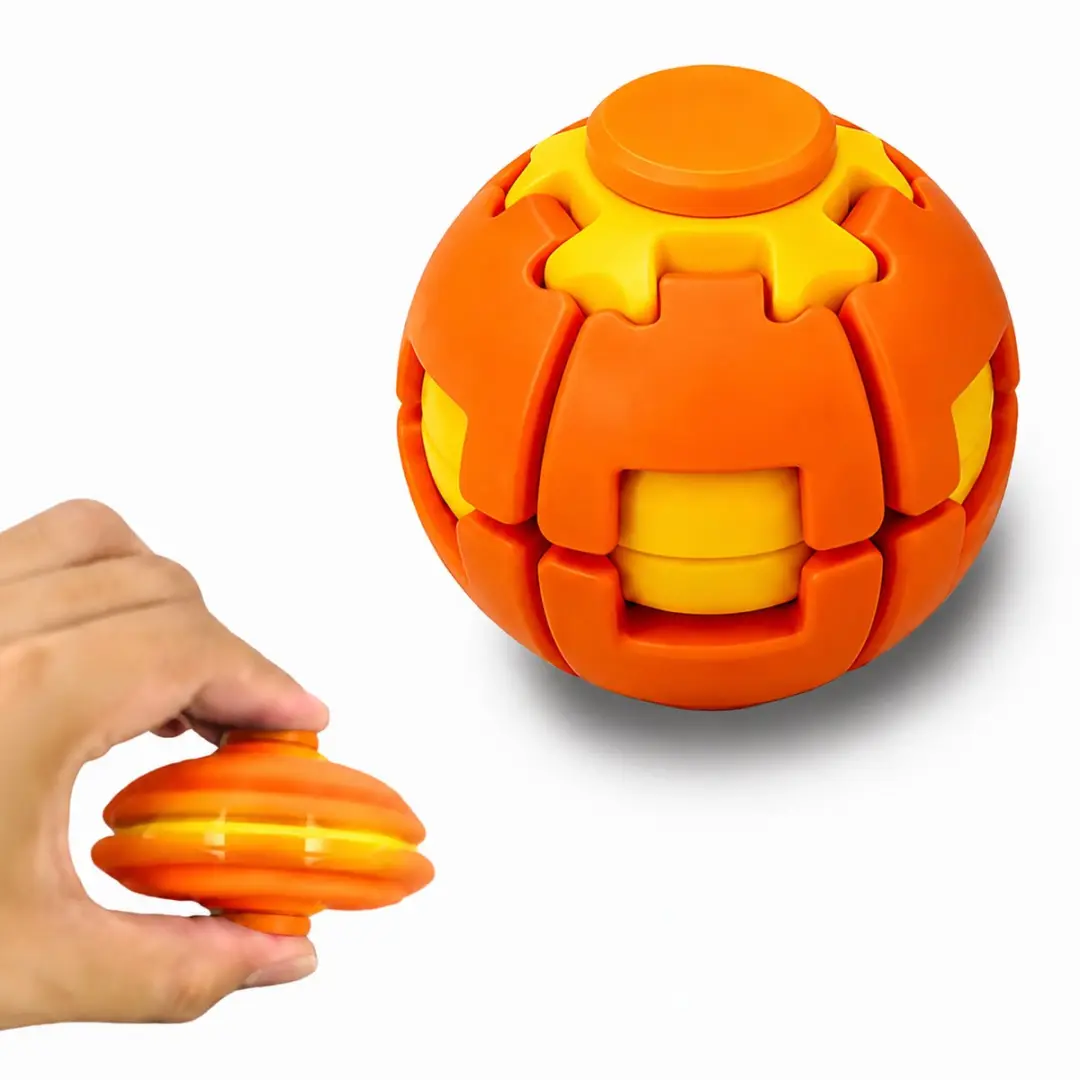ECTEATOY Stressbal 3D-geprinte Fidget Spinner Ball