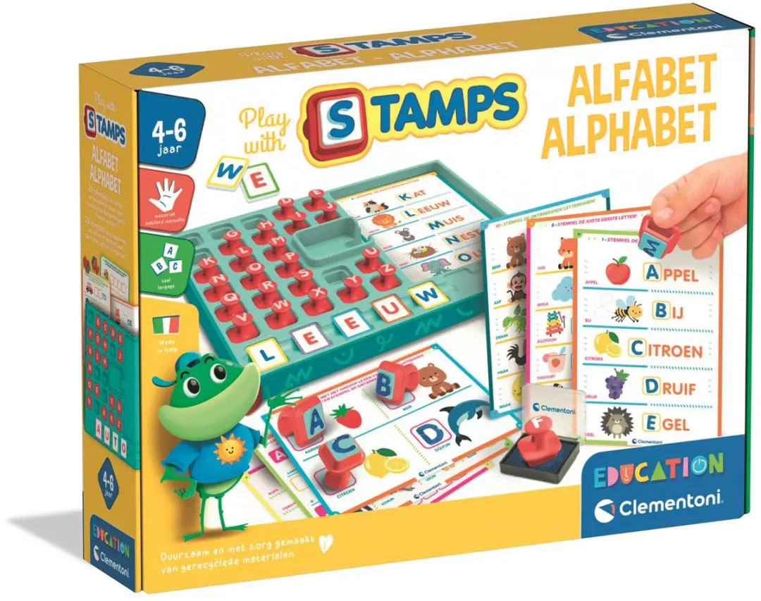 Clementoni Spelen met Stempels Alfabet 56243