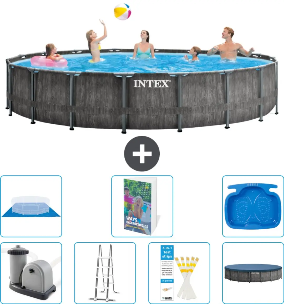 Intex Prism Frame Zwembad 549x122cm