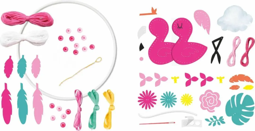 Lena Dromenvanger Flamingo - Multicolor