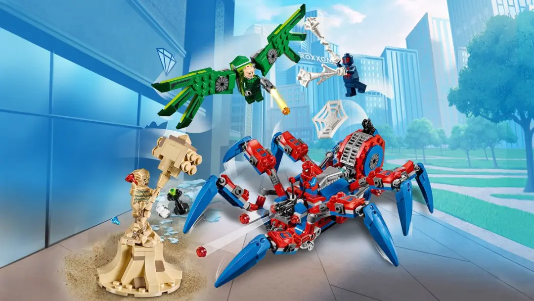LEGO Marvel Super Heroes Spidercrawler 76114 - 3 Minifiguren - afbeelding 4 van 6