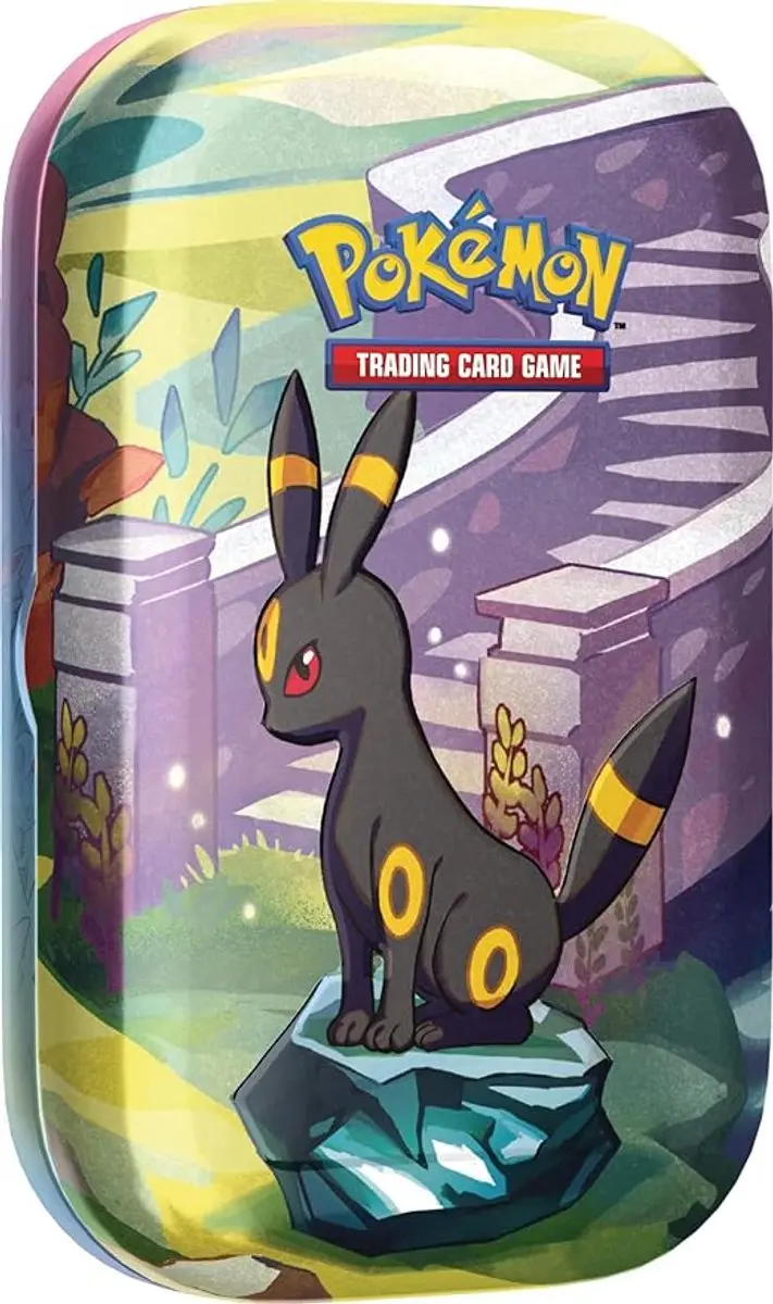 Pokémon Prismatic Evolutions Umbreon Tin - 20 Kaarten