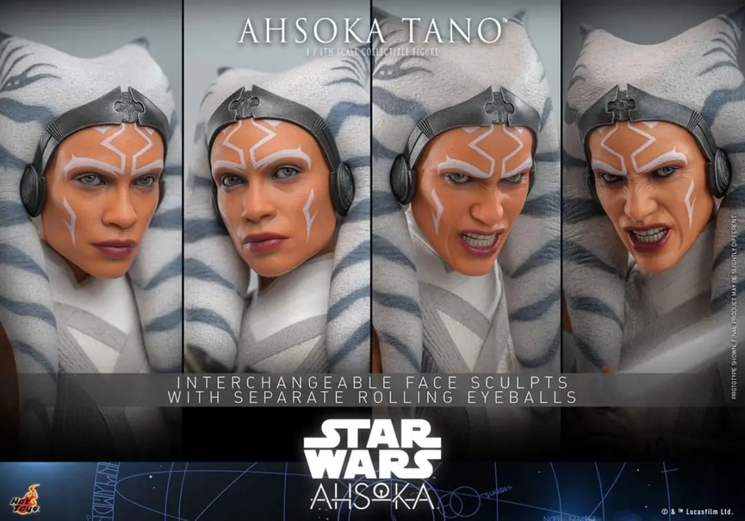 Hot Toys Star Wars Ahsoka Tano 1/6 Action Figure 28cm - Multi