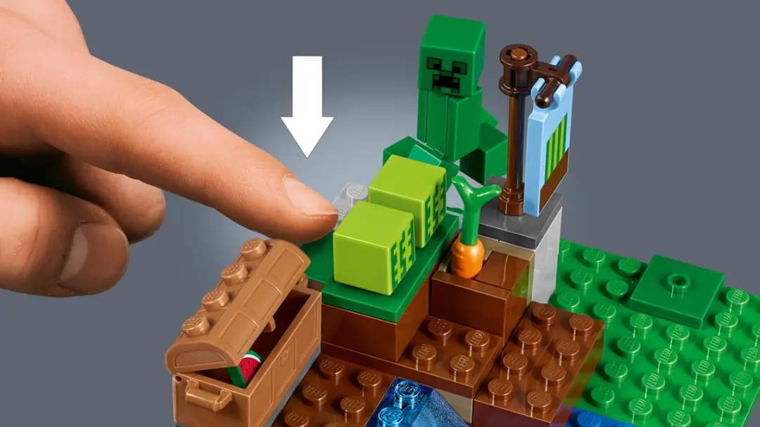 LEGO Minecraft De Meloenboerderij 21138 - 69 Stukken - afbeelding 4 van 6