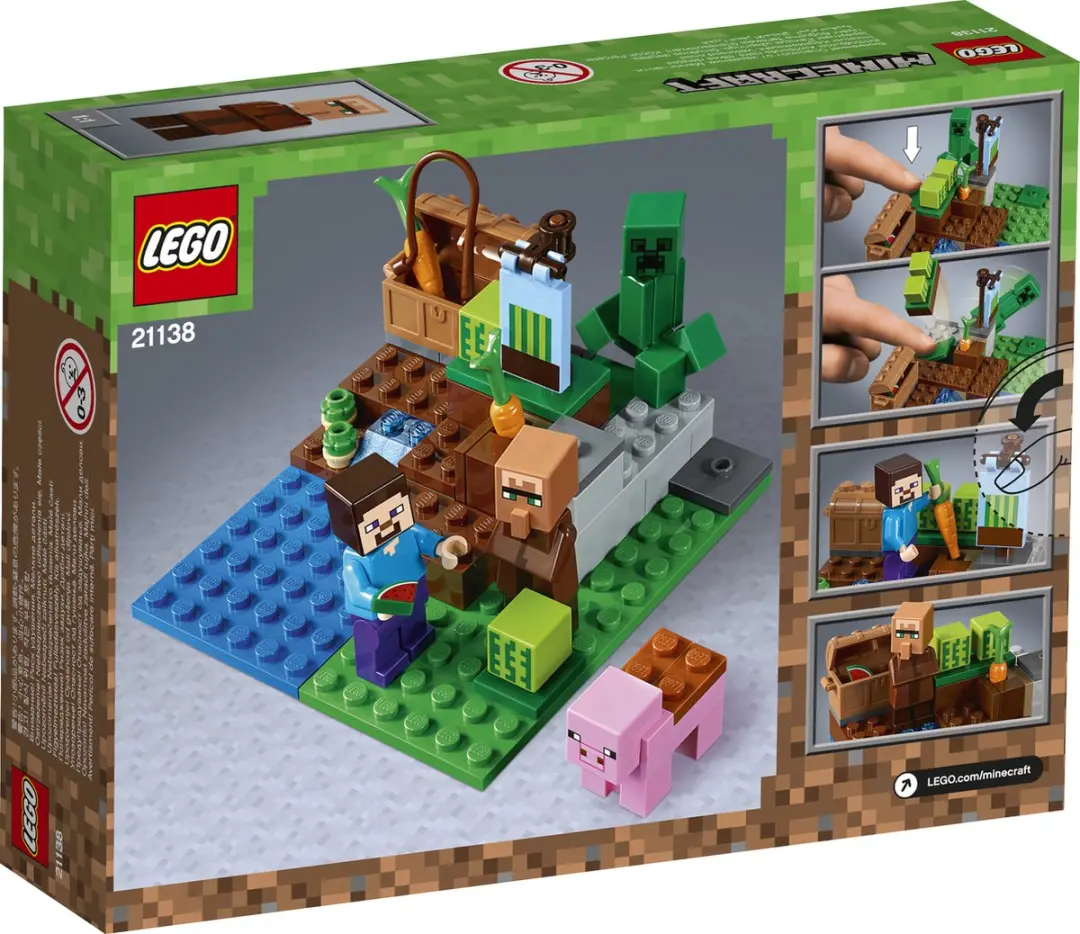 LEGO Minecraft De Meloenboerderij 21138 - 69 Stukken - afbeelding 3 van 6