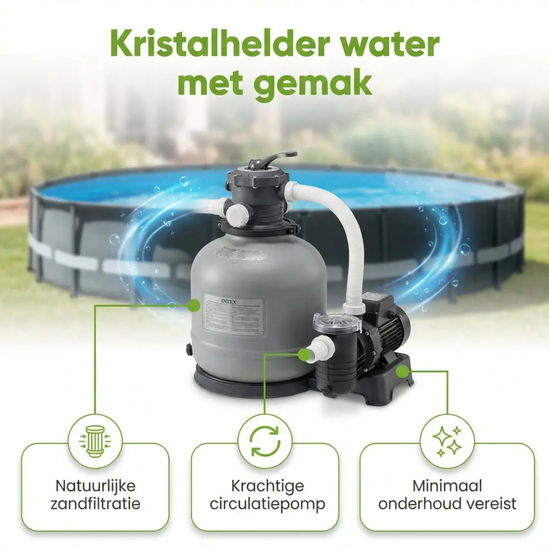 Intex Ultra XTR Frame Zwembad 610x122cm - 8-delig - Grijs