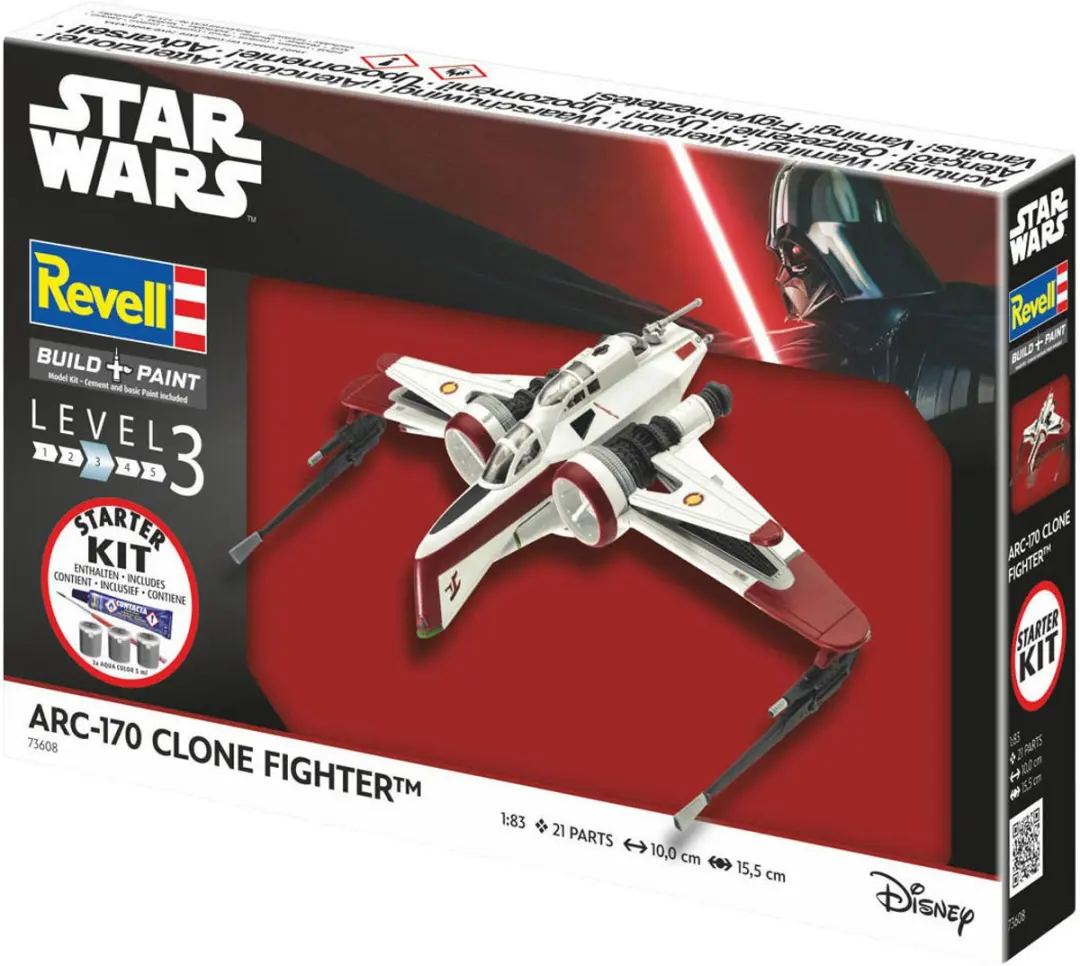 Revell ARC-170 Fighter 1:58 Modelbouwpakket - 21dlg - Multikleur