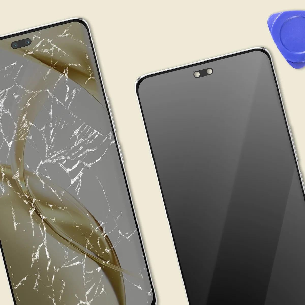 Honor 200 Pro Origineel Scherm - Noir/Blanc