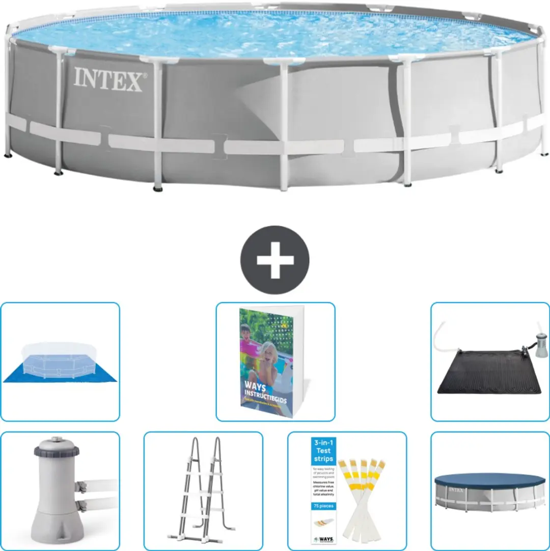 Intex Rond Prism Frame Zwembad 427x107cm