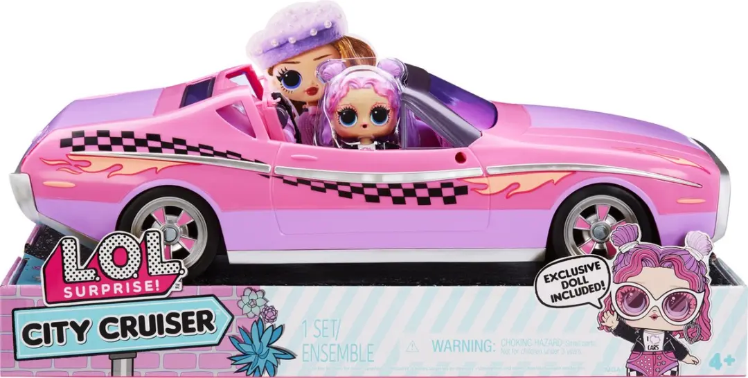 LOL! Surprise City Cruiser Auto Roze/Paars - 591771EUC - afbeelding 2 van 6