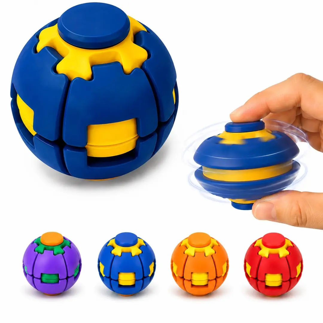 ECTEATOY Stressballen Set - 2 Stuks - Paars/Blauw