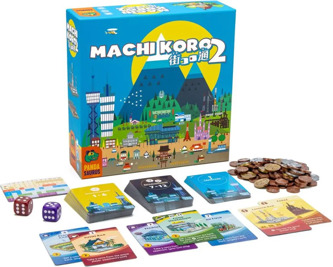 Pandasaurus Games Machi Koro 2 Kaartspel - 2-5 Spelers