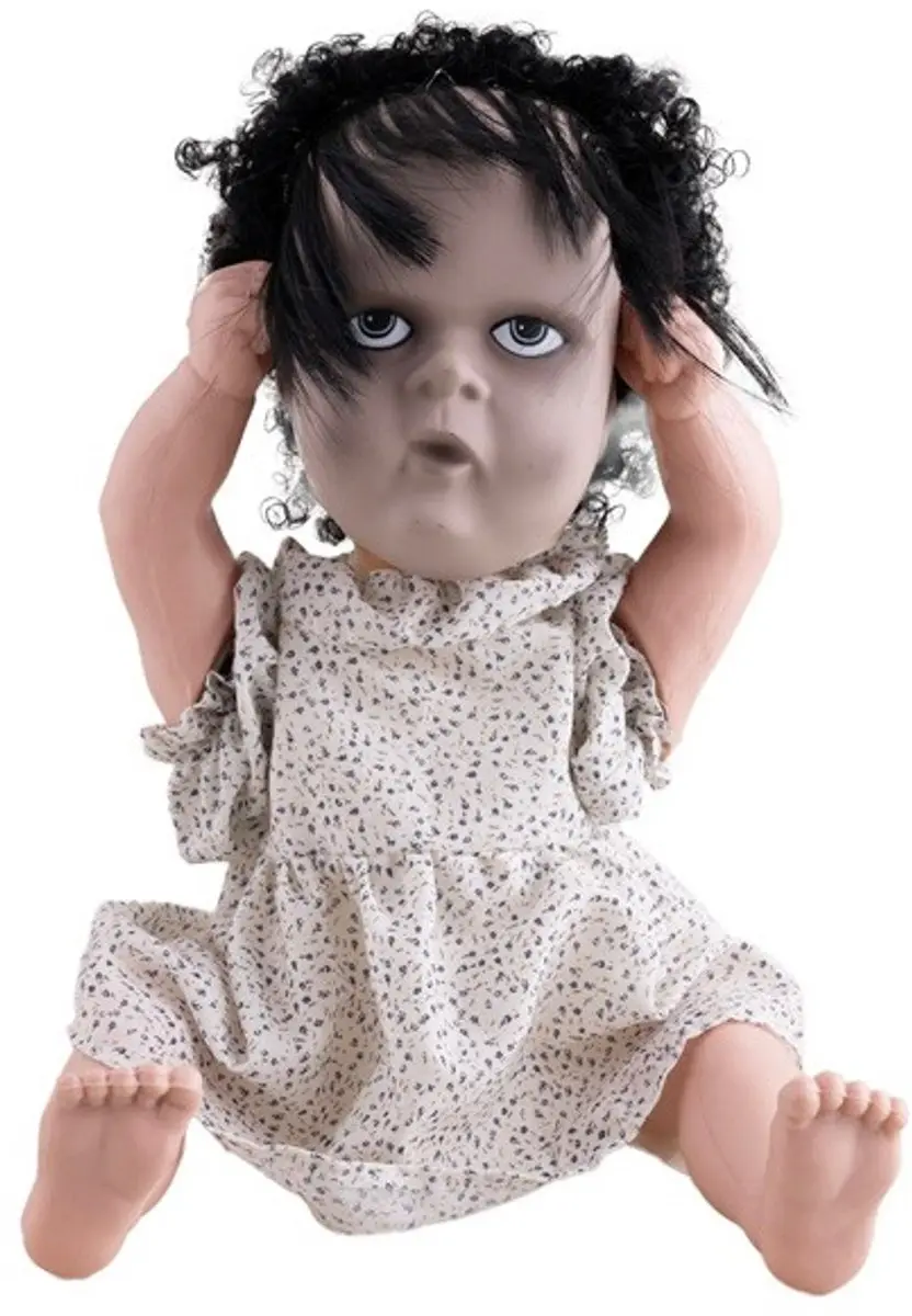 Espa Halloween Animatronic Face Off Pop Zittend