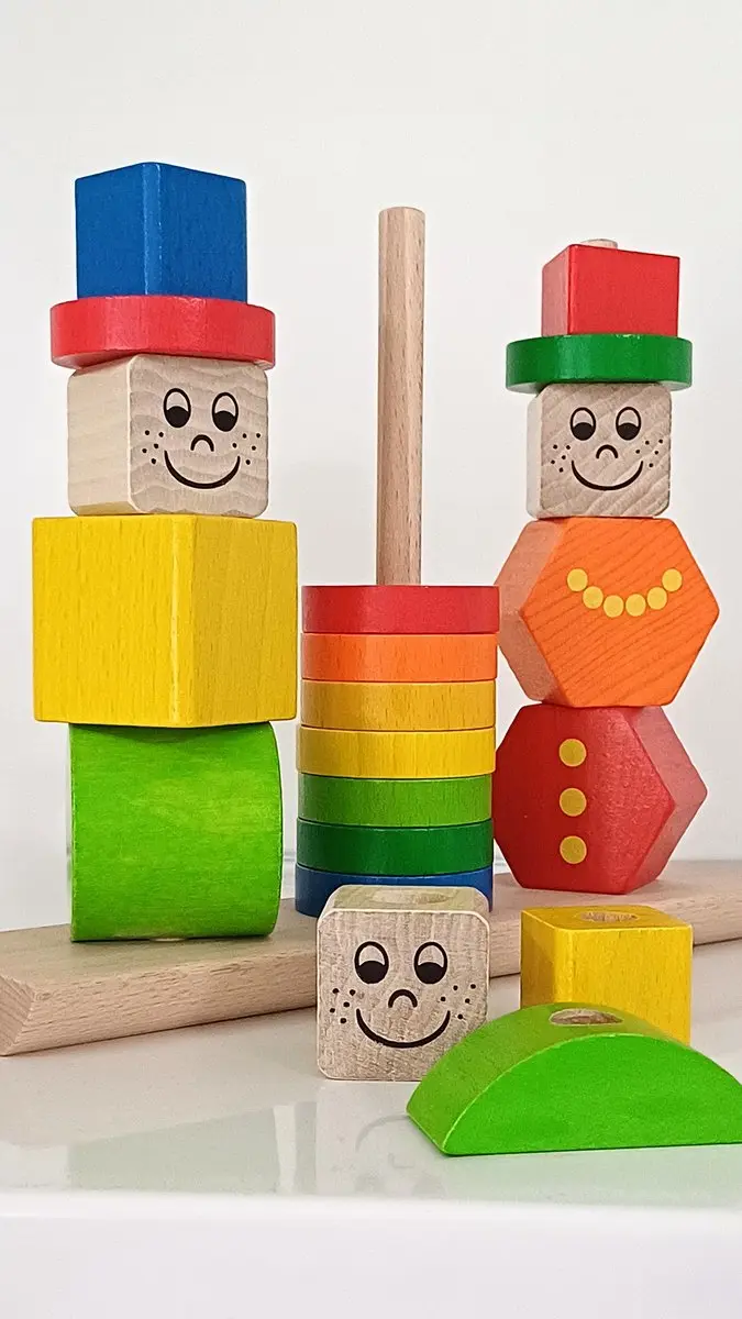 Heros Stapelpuzzel Figuren Basis Kleuren - 21 Stuks - afbeelding 6 van 6
