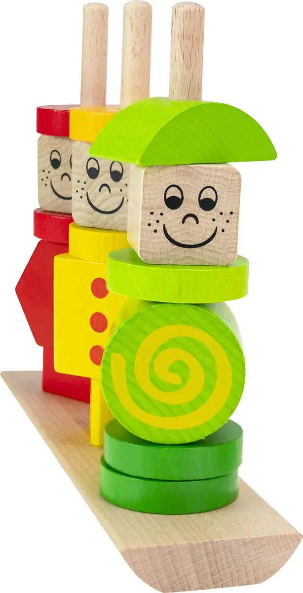 Heros Stapelpuzzel Figuren Basis Kleuren - 21 Stuks