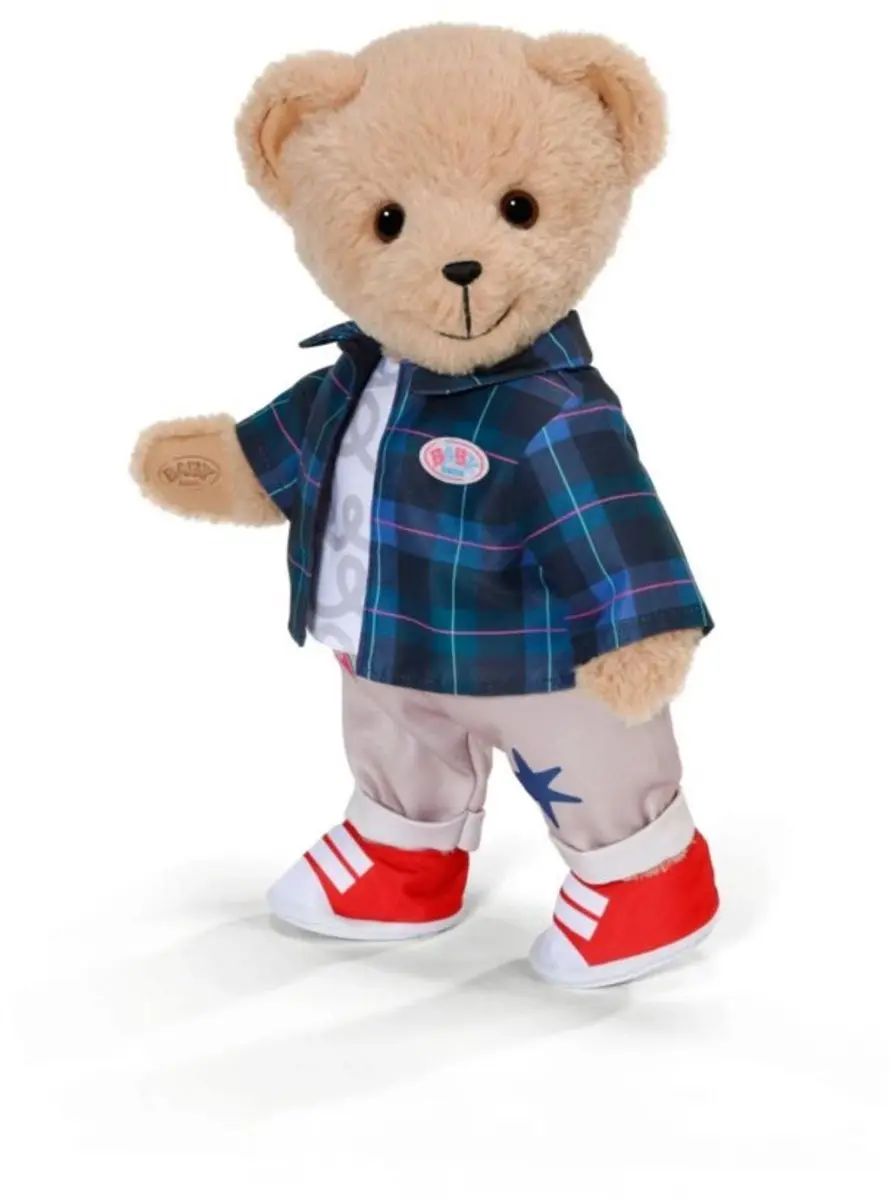 Baby Born Teddy Outfit 4-delig - Meerkleurig