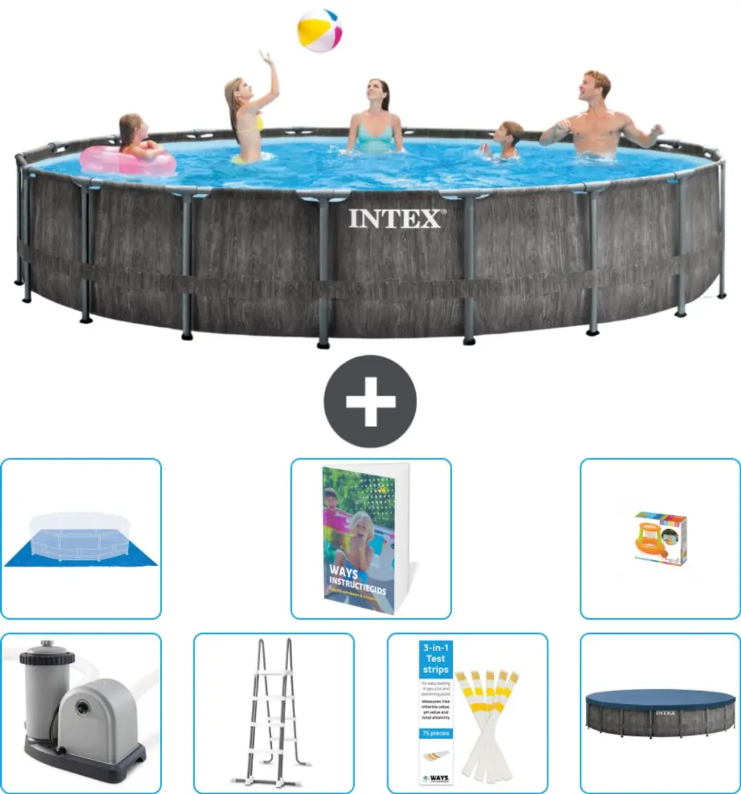 Intex Prism Frame Zwembad 549x122cm