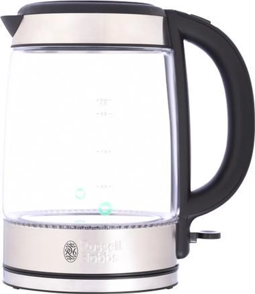 Russell Hobbs 21600-57 Glazen Waterkoker 1.7L - 2200W - Zilver