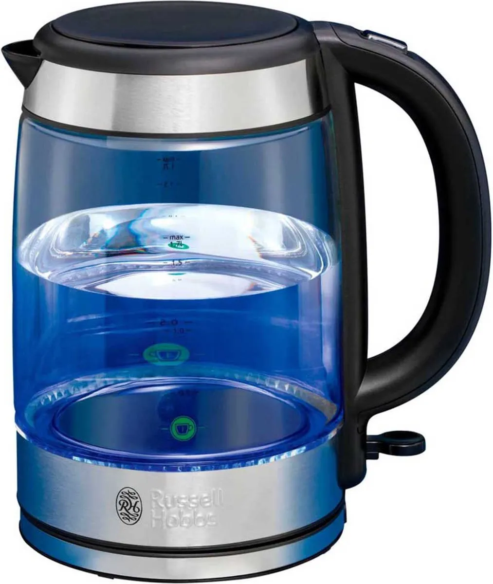 Russell Hobbs 21600-57 Glazen Waterkoker 1.7L - 2200W - Zilver - afbeelding 6 van 6