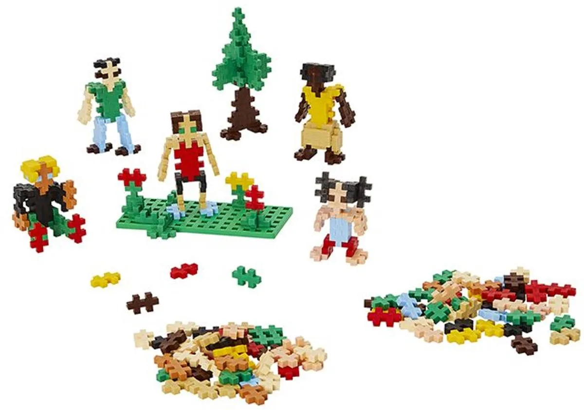 Plus-Plus People of the World Bouwspeelgoed 3446 - Multicolor