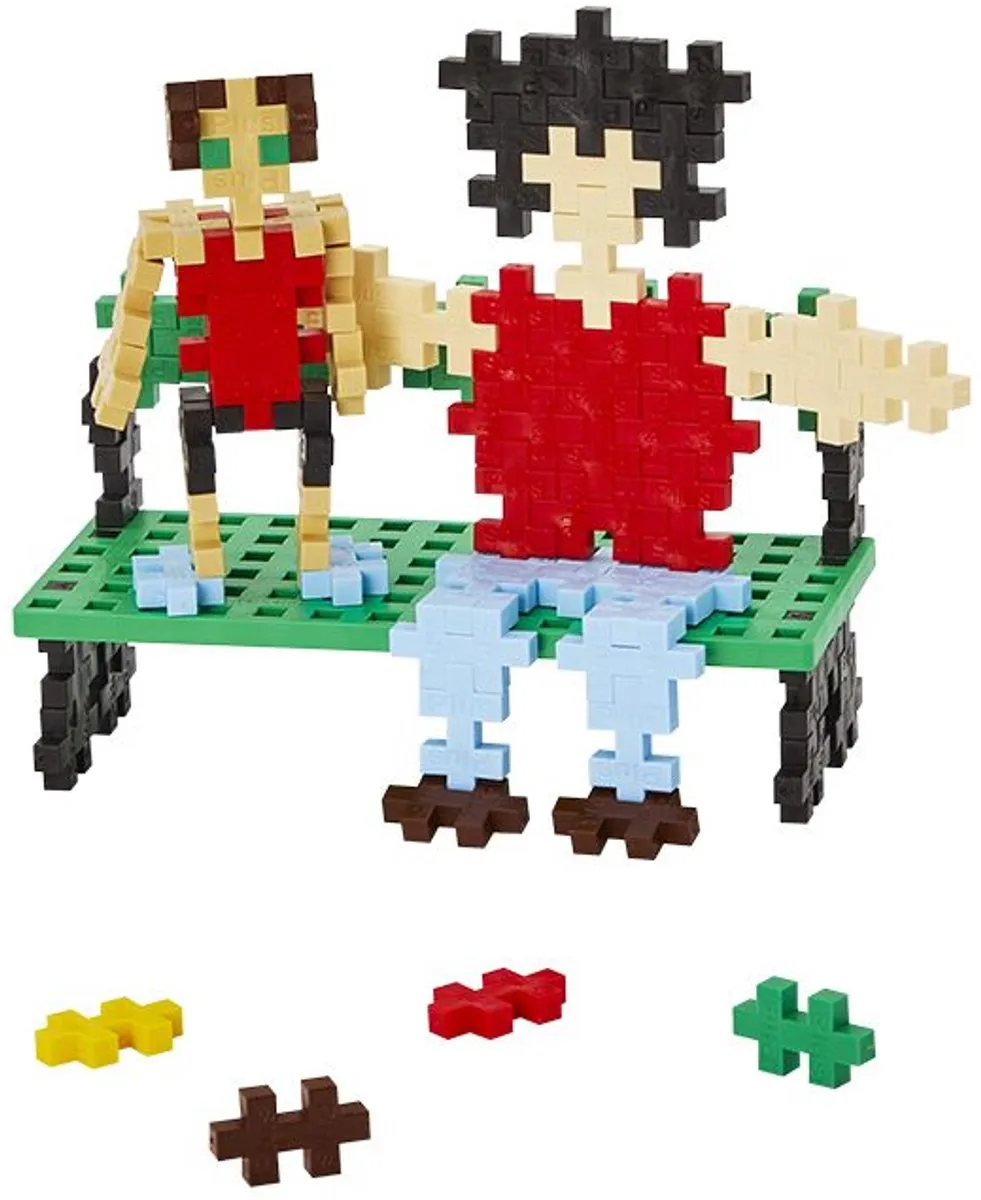 Plus-Plus People of the World Bouwspeelgoed 3446 - Multicolor