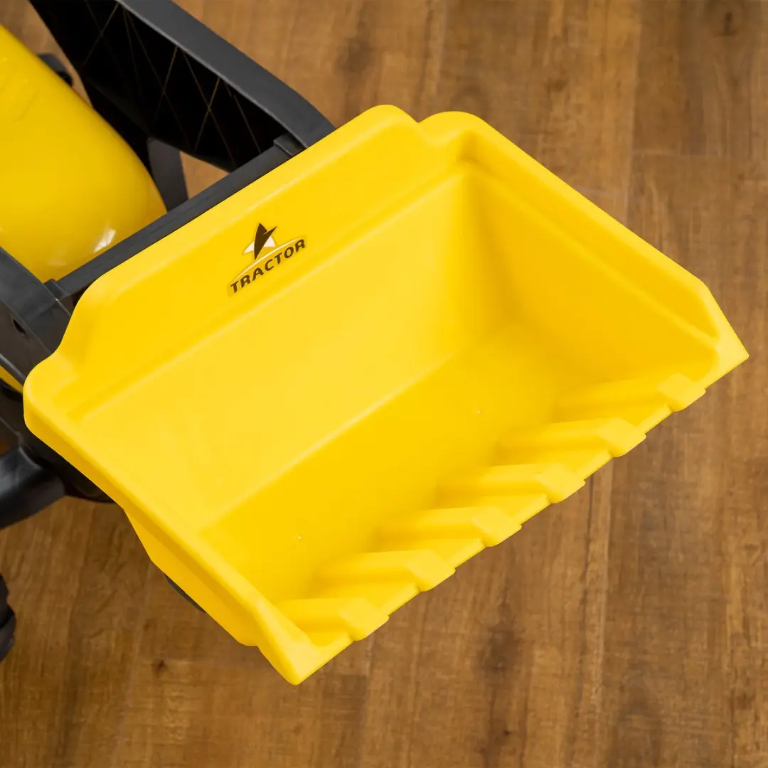 Homcom Rijden-op Constructiewagen Metaal - 167x41x52cm Geel