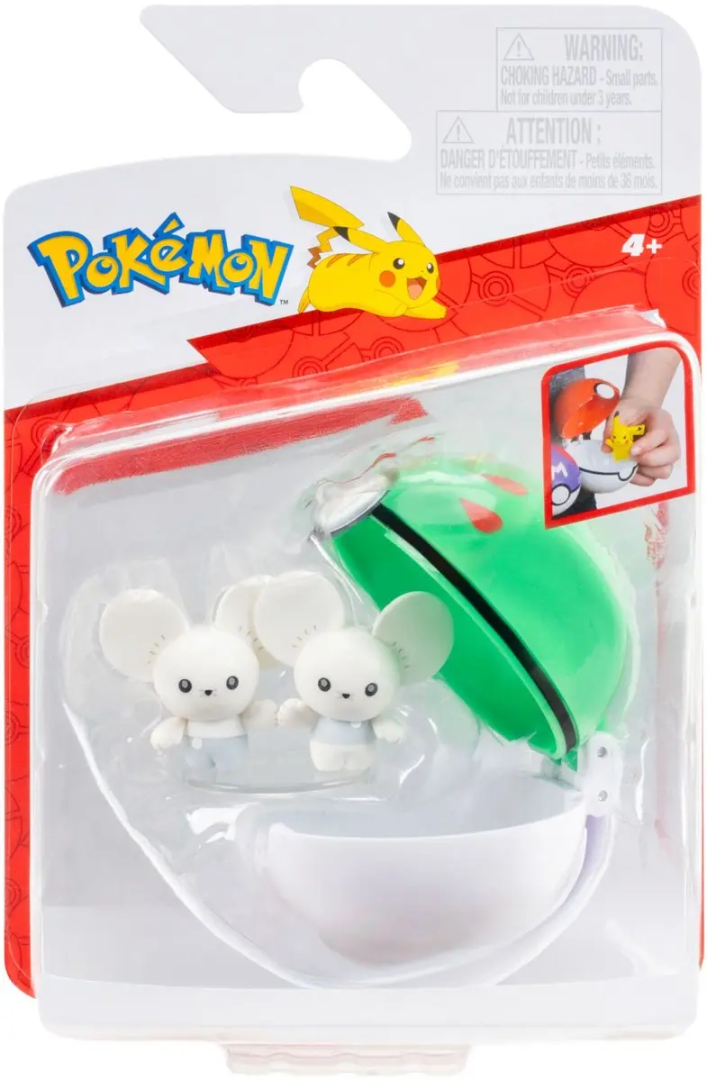 Pokémon Clip 'N' Go Tandemaus Friend Ball PKW4605