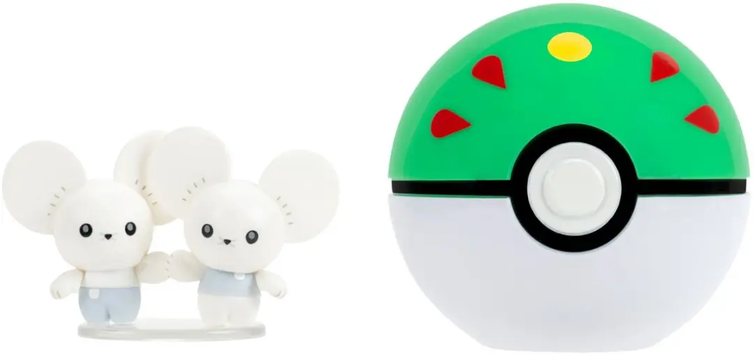 Pokémon Clip 'N' Go Tandemaus Friend Ball PKW4605 - Multi