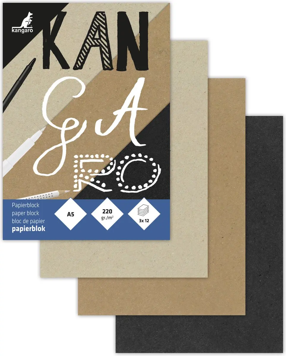 Kangaro K-460101 Papierblok A5