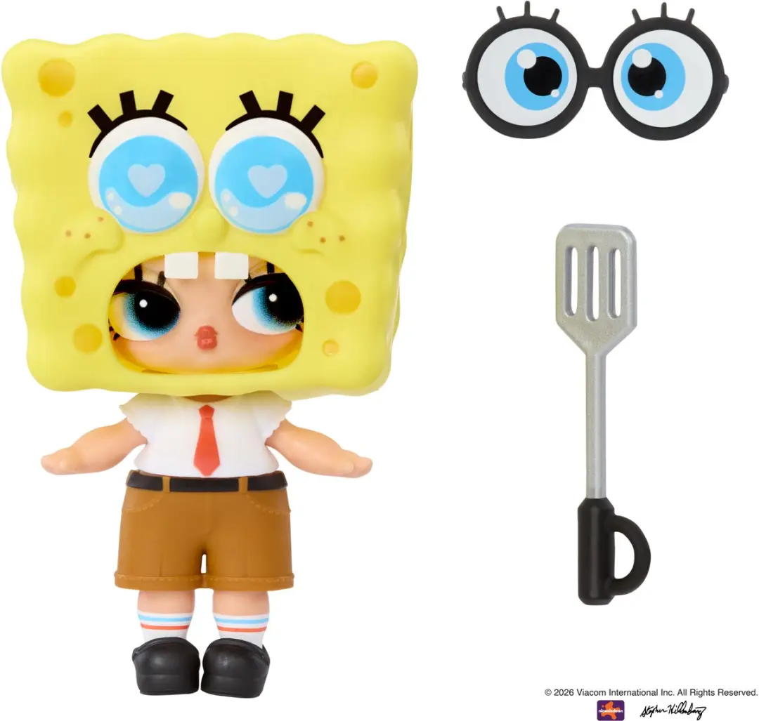 LOL! Surprise! SpongeBob Minipoppen - 7 Stuks - afbeelding 4 van 6