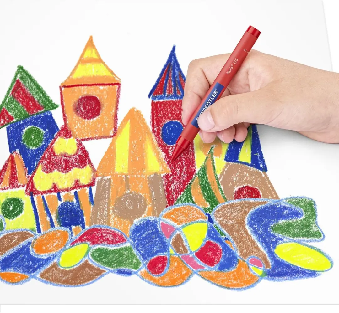 STAEDTLER Noris Club Waskrijt - 24 Stuks Multicolor