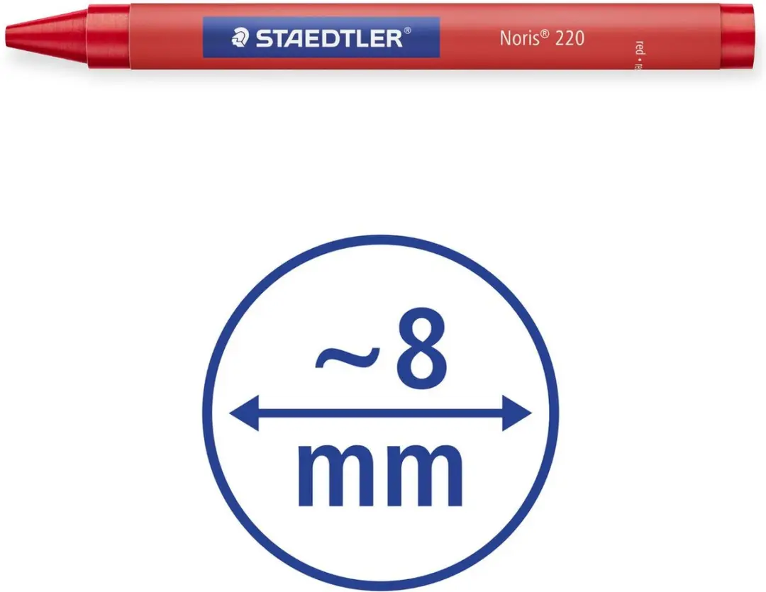 STAEDTLER Noris Club Waskrijt - 24 Stuks Multicolor