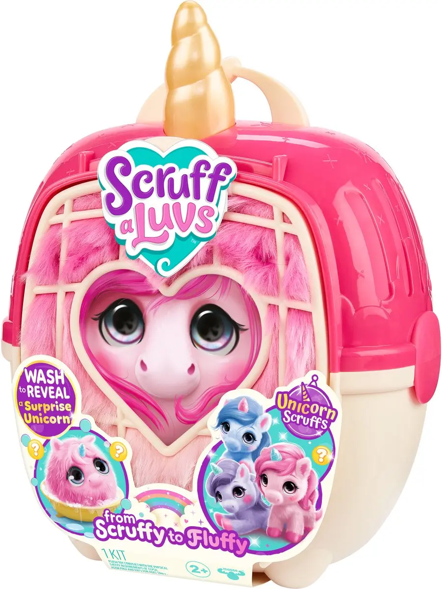 Moose Toys Scruff a Luvs Unicorn Knuffel - Multikleur
