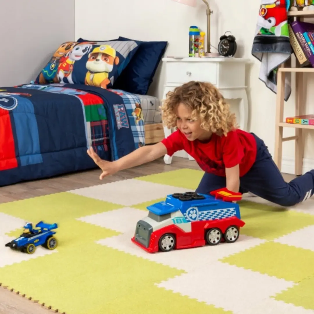 PAW Patrol Chase Pit Stop Voertuig - Blauw/Rood/Wit