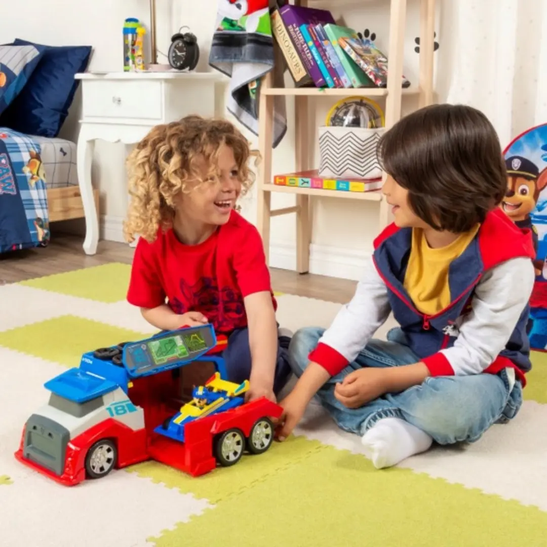 PAW Patrol Chase Pit Stop Voertuig - Blauw/Rood/Wit
