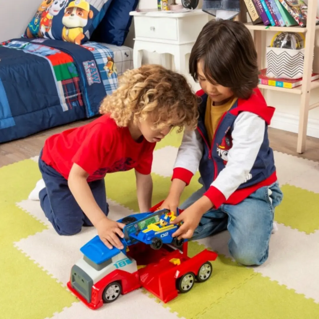 PAW Patrol Chase Pit Stop Voertuig - Blauw/Rood/Wit